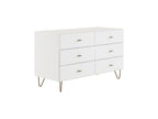 Modrest Bryan Modern White Dresser Model VGMABR-82-WHT-DRS