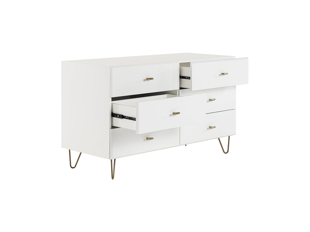 Modrest Bryan Modern White Dresser Model VGMABR-82-WHT-DRS