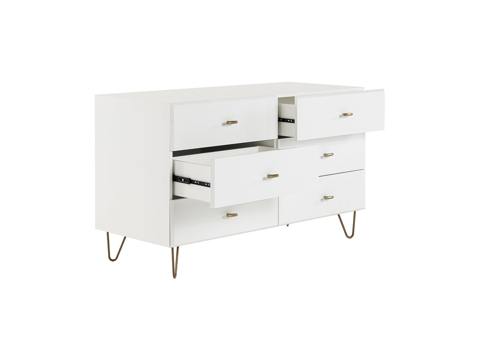 Modrest Bryan Modern White Dresser Model VGMABR-82-WHT-DRS