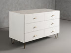 Modrest Bryan Modern White Dresser Model VGMABR-82-WHT-DRS