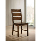 Furniture of America Dulce Walnut/Black Industrial Bench Model CM3604BN