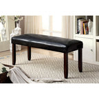 Furniture of America Brent Dark Cherry/Espresso Transitional Bench Model CM3984DK-BN