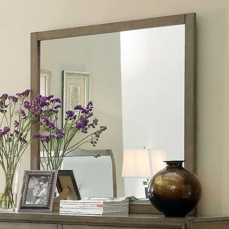 Miroir contemporain Enrico Gray, modèle CM7068GY-M, de Furniture of America