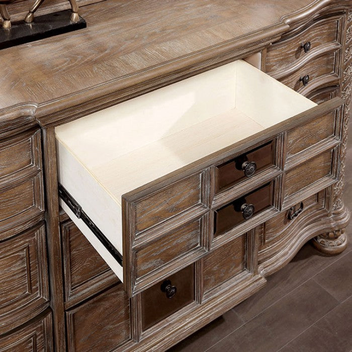 Furniture of America Timandra Rustic Natural Tone Transitional Dresser Model CM7145D