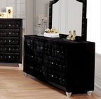Furniture of America Alzir Black Glam Dresser Model CM7150BK-D