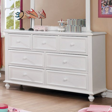 Furniture of America Olivia White Traditional Dresser Model CM7155WH-D
