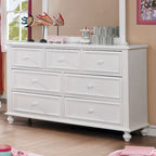 Furniture of America Olivia White Traditional Dresser Model CM7155WH-D