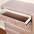 Commode contemporaine Avior Rose Gold, modèle CM7170RG-C de Furniture of America