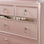 Commode contemporaine Avior Rose Gold, modèle CM7170RG-C de Furniture of America