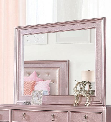 Miroir contemporain Avior or rose, modèle CM7170RG-M de Furniture of America