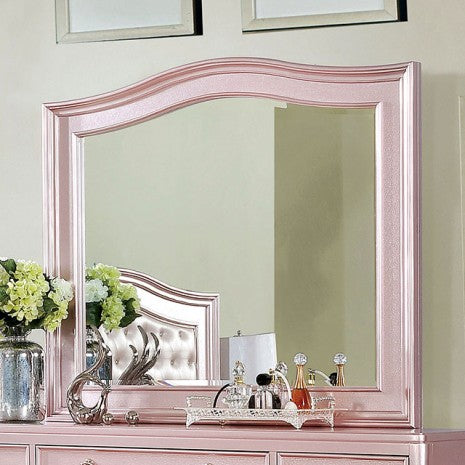 Miroir contemporain Ariston or rose, modèle CM7171RG-M, de Furniture of America