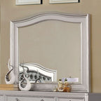 Miroir contemporain argenté Ariston de Furniture of America, modèle CM7171SV-M
