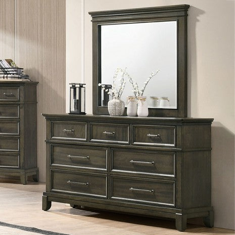Furniture of America Houston Gray Traditional Dresser Model CM7221GY-D