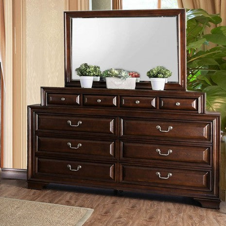 Furniture of America Brandt Brown Cherry Transitional Dresser Model CM7302CH-D