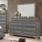 Furniture of America Brandt Gray Transitional Dresser Model CM7302GY-D