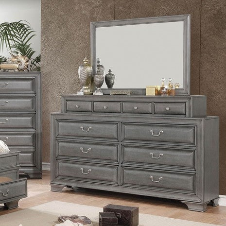 Furniture of America Brandt Gray Transitional Dresser Model CM7302GY-D