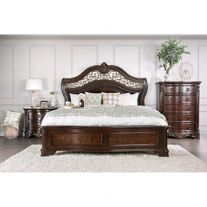 Furniture of America Menodora Brown Cherry Transitional Dresser Model CM7311D