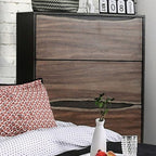 Commode rustique Fulton en chêne foncé/noyer foncé, modèle CM7363C de Furniture of America