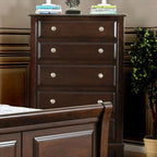 Commode transitionnelle Litchville en merisier brun, modèle CM7383C de Furniture of America