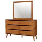 Furniture of America Lennart Oak Mid-Century Modern Dresser Model CM7386A-D