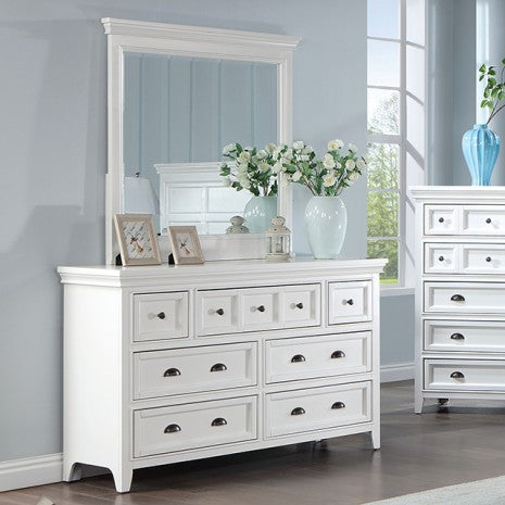 Furniture of America Castile White Transitional Dresser Model CM7413WH-D