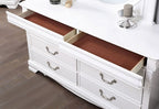Furniture of America Alecia White Transitional Dresser Model CM7458WH-D