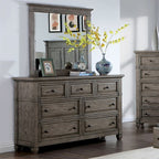 Furniture of America Durango Warm Gray Transitional Dresser Model CM7461GY-D