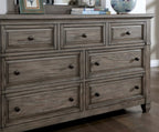 Furniture of America Durango Warm Gray Transitional Dresser Model CM7461GY-D
