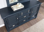 Furniture of America Manzanillo Slate Blue Transitional Dresser Model CM7470BL-D
