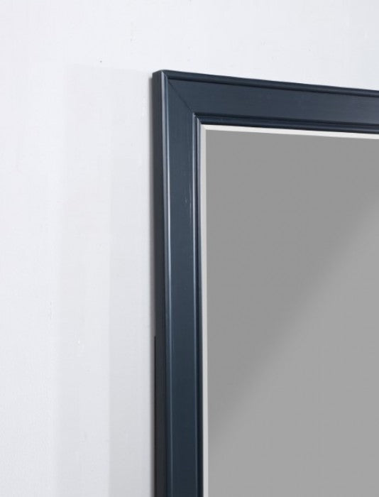 Miroir de style transitionnel bleu ardoise Manzanillo de Furniture of America, modèle CM7470BL-M