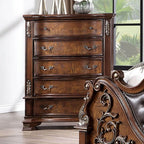Commode traditionnelle Esparanza en merisier brun, modèle CM7478CH-C de Furniture of America