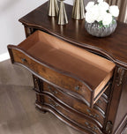 Commode traditionnelle Esparanza en merisier brun, modèle CM7478CH-C de Furniture of America