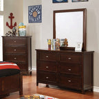Furniture of America Brogan Brown Cherry Transitional Dresser Model CM7517CH-D