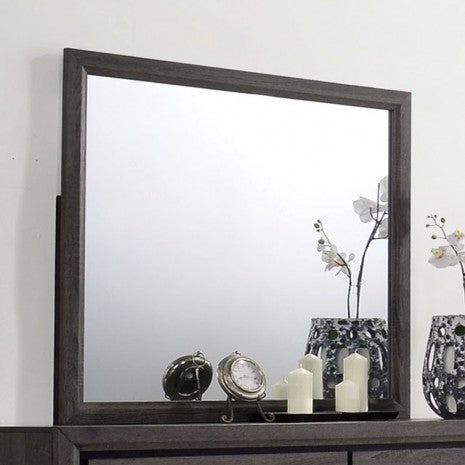 Miroir contemporain gris Conwy, modèle CM7549M de Furniture of America