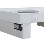 Commode contemporaine Christie White, modèle CM7550C, de Furniture of America