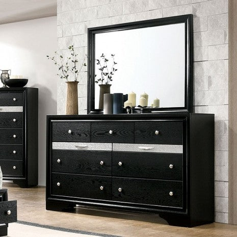 Furniture of America Chrissy Black Contemporary Dresser Model CM7552BK-D