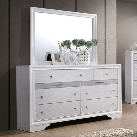 Furniture of America Chrissy White Contemporary Dresser Model CM7552D