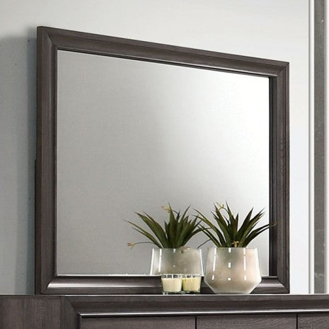 Miroir contemporain Chrissy Gray de Furniture of America, modèle CM7552GY-M