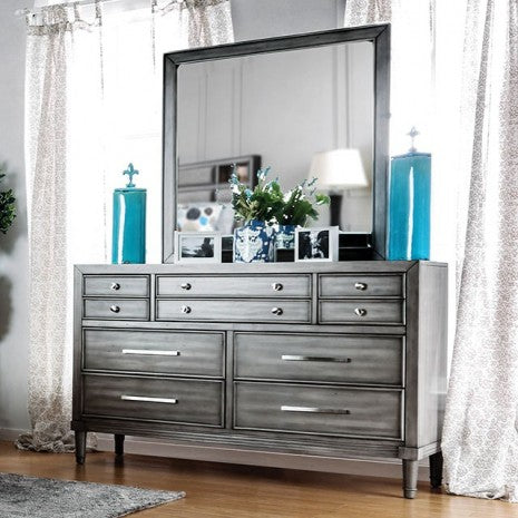 Furniture of America Daphne Gray Transitional Dresser Model CM7556D