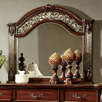 Miroir traditionnel Arthur Brown Cherry, modèle CM7587M, de Furniture of America