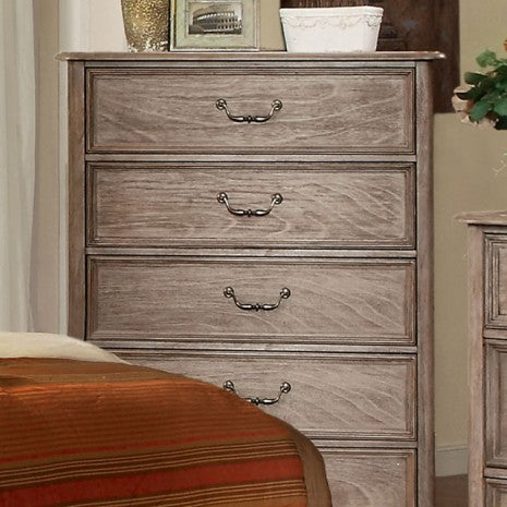 Commode rustique naturelle Belgrade de Furniture of America, modèle CM7611C