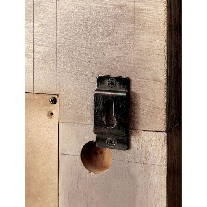 Miroir rustique Janeiro, ton naturel, modèle CM7628M, de Furniture of America