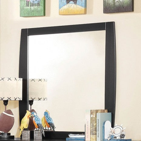 Miroir transitionnel noir Marlee de Furniture of America, modèle CM7651BK-M-VN