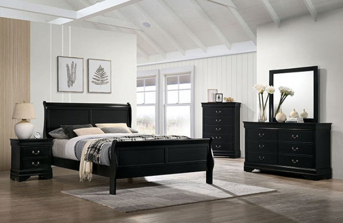 Furniture of America Louis Philippe Black Transitional Dresser Model CM7966BK-D