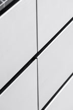 Modrest Concord Modern Black Marble & Black Ash & Aluminum Dresser Model VGVC-J2301-D