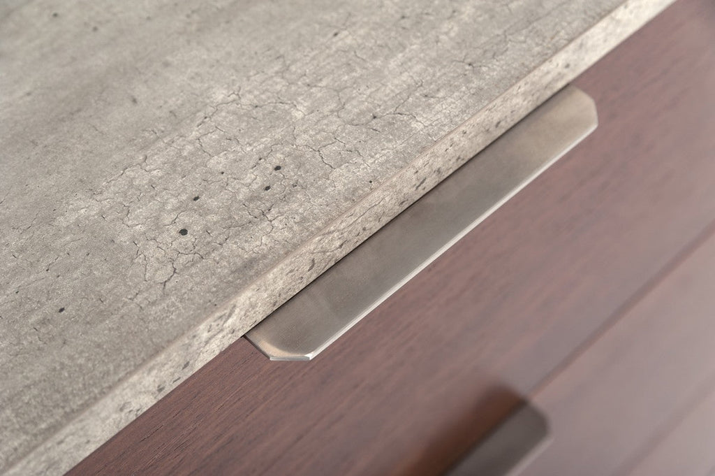 Nova Domus Conner Modern Dark Walnut & Faux Concrete Bedroom Set Model VGAN-CONNER-SET-DK