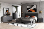 Modrest Diana Modern Grey Ash Bedroom Set Model VGMABR-132-SET