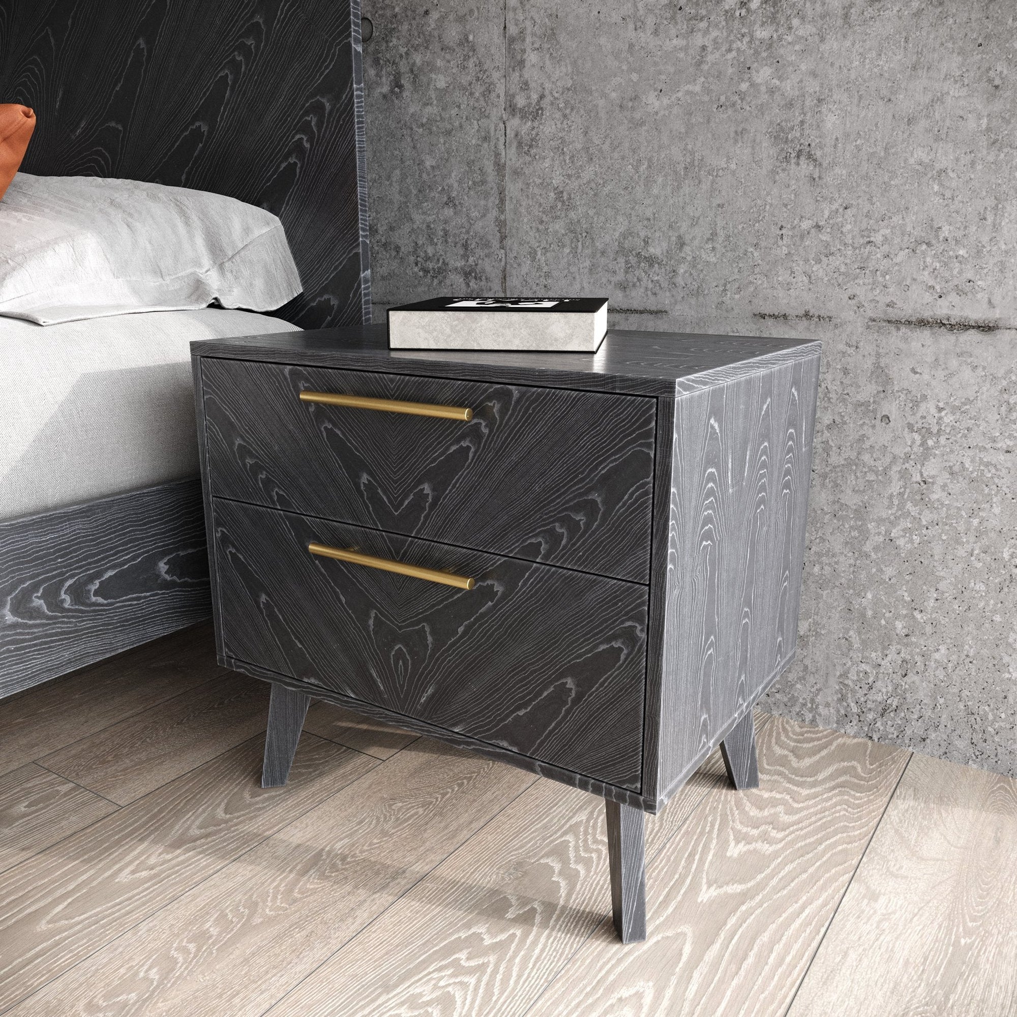 Modrest Diana Queen Modern Grey Ash Bedroom Set Model VGMABR-132-SET-Q