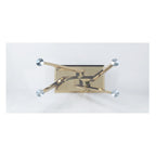 ACME Barnard Clear Glass & Mirrored Gold Dining Table Model DN00219