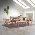 ACME Velentina Rattan & Natural Bench Model DN02374